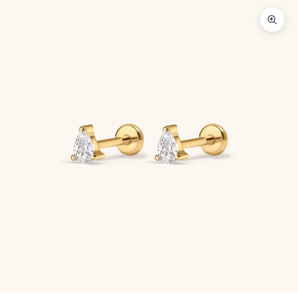Maison Miru CRYSTAL PEAR NAP EARRINGS
